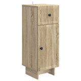 4 Piece Bathroom Cabinet Set EDE Sonoma Oak Engineered Wood 3417902