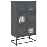 ZNTS Highboard Anthracite 68x39x123 cm Steel 853352