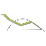 Sunlounger Green Textilene Standard Sunlounger Rectangular 310539