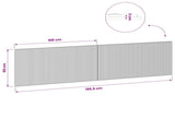 Wall-Mounted Headboard ARNHEM Artisan Oak Engineered Wood 896714