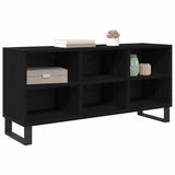TV Cabinet Black Oak 103.5 x 30 x 50 cm Engineered Wood 881928