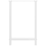 Bar Table Legs White 2 pcs 60x cm Steel 4013333