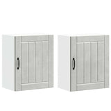 Kitchen Wall Cabinets 2 pcs Lucca Concrete Grey Engineered Wood 853806
