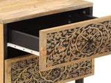 Bedside Cabinet 40x33x46 cm Solid Wood Mango 358210