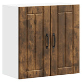 Kitchen Wall Cabinet Lucca Smoked Oak Engineered Wood 853822
