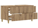 Bathroom Sink Cabinet ARNHEM Artisan Oak 82 x 41x 59 cm 896584