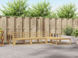 Outdoor Sofa Set 4 pcs White 249.5 x 162.5 x 73 cm 3386278