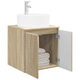 Wall-Mounted Sink Vanity Sonoma Oak 49.5 x 44.5 x 65 cm 890434