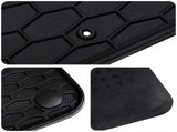 Car Mat 4 pcs Black suitable for GLC 2016-2022 Rubber 42029151