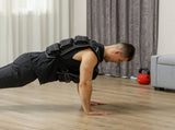 30KG Adjustable Weighted Vest, Running Weight Vest, with 30 Metal Weights, Reflective Strips, for T3398P425066