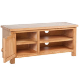 TV Cabinet 103x36x46 cm Solid Oak Wood 241679