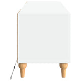 LED TV Cabinet White Engineered Wood 896245