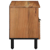 TV Cabinet with Drawer Brown 80 x 33 x 46 cm Solid Mango Wood 4017773