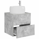 Wall-Mounted Sink Vanity Concrete Grey 49.5 x 44.5 x 66 cm 890313
