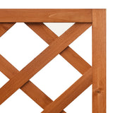 316411 Corner Trellis Planter 40x40x150 cm Solid Fir Wood