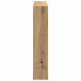 Wall Shelf Artisan Oak 90x16x78 cm Engineered Wood 856070