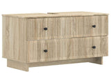 Bathroom Sink Cabinet EDE Sonoma Oak 82 x 41x 59 cm 895917