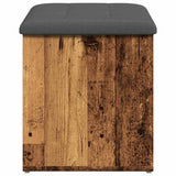 Storage Bench Old Wood 62x42x45 cm Engineered Wood 857615