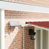 Retractable Awning Orange and brown 600 x 350 cm 3331702