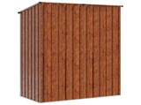 Garden Sheds Brown 153.5 x 86 x 200 cm Metal 42011300