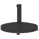 Outdoor Umbrella Base Black 48 x 48 x 32 cm Steel, Concrete 42010011