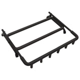 Folding Guitar Stand with 5 Sections Black 74x41x66 cm Steel 70174
