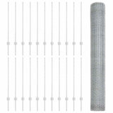 Welded Wire Fence 50 x 1 m Hot-Dip Galvanised Steel 3337034