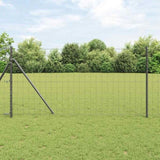 Ground Fix Welded Wire Fence 10 x 1 m PVC-Coated Steel 3350396
