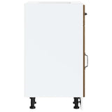 Kitchen Base Cabinet Lucca Brown Oak Engineered Wood 853704