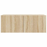 4 Piece TV Cabinet Set Sonoma Oak Engineered Wood 3114640