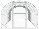 Chicken Coop Silver 600 x 200 x 200 cm Galvanised Steel 3434682