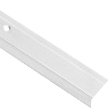 Stair Nosings in L-shape 15 pcs Aluminium 90 cm Silver 146732