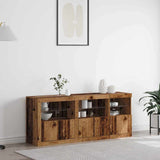 LED Sideboard Old Wood 162 x 37 x 67 cm Engineered Wood 3333110