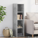 Highboard Concrete Grey 30x41x124 cm Engineered Wood 846379