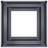 Planter Anthracite 40x40x80 cm Cold-rolled Steel 860705