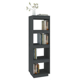 Book Cabinet/Room Divider Grey 40x35x135 cm Solid Pinewood 810851