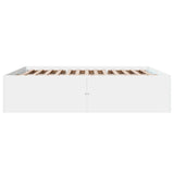 Bed Frame without Mattress White 200x200 cm 3280895