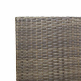 Garden Stacking Chairs 2 pcs Grey and Brown 42006826