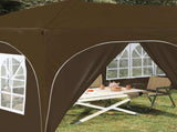 Pop-up Party Tent 575 x 288 x 245 cm Taupe Oxford Fabric 42019905
