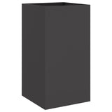 ZNTS Planter Black 42x38x75 cm Steel 841577