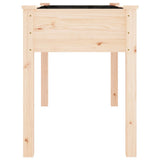 Planter with Liner 118x59x76 cm Solid Wood Fir 364233