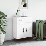 Sideboard High Gloss White 69.5x34x90 cm Engineered Wood 827974