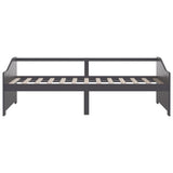 3-Seater Day Bed without Mattress Dark Grey 90x200cm 322168