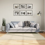 Rug HUARTE Short Pile Soft and Washable Cream 160x160 cm 375040
