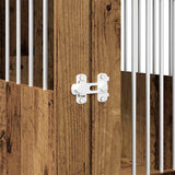 Dog Crate Furniture Old Wood 55x80x68 cm Engineered Wood 857642