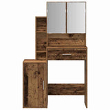Dressing Table Old Wood 80 x 35 x 132 cm Engineered Wood 868880