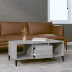 ZNTS Coffee Table Grey Sonoma 90x50x36.5 cm Engineered Wood 821074