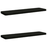 2-Piece Bench Cushions VUGHT 2 pcs 100% Polyester Black 951357