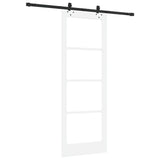 Sliding Door ORKDAL White and Black 78 x 211 cm 3332162