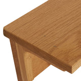 Coat Rack 90x16x16 cm Solid Oak Wood 289192